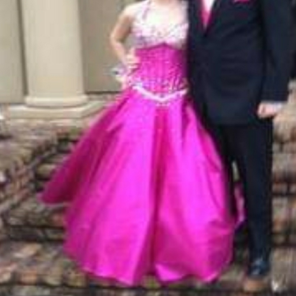 Princess Pink Prom Ball Gown